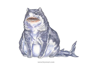 Illustration for article titled Sharks And Cats Combine To Form The Most Adorably Terrifying Creatures
